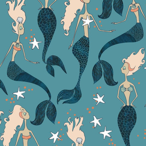 snooty mermaids { large }