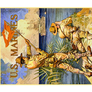 2- 20 Poster-Marines signaling Battleship