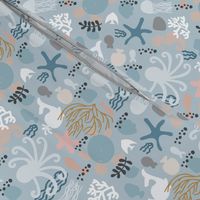 pattern with ocean animals
