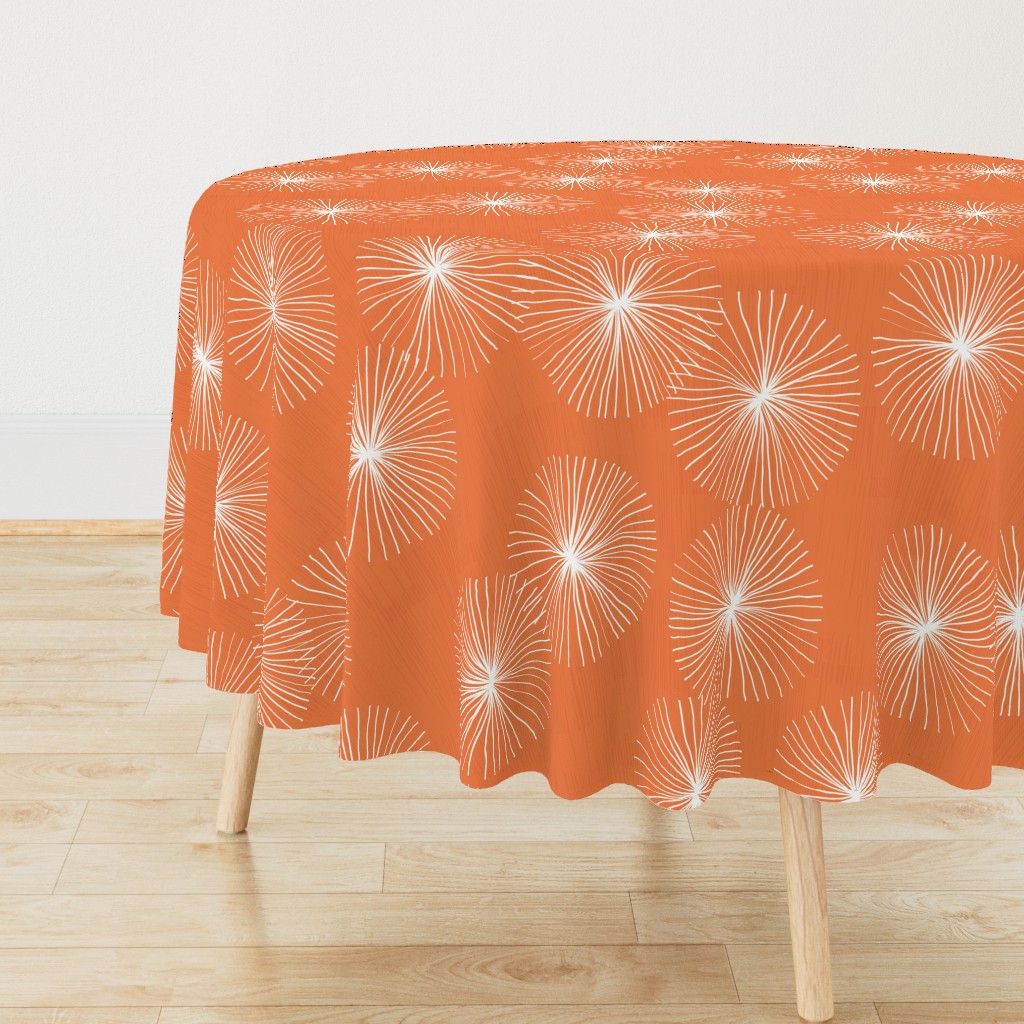 Dandelions M+M Tangerine by Friztin