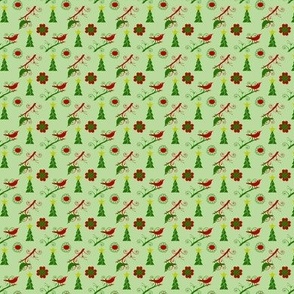 Ditsy Christmas Theme print