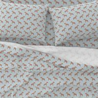 Moose,  Pond Blue Stripe – Woodland Animals Baby Design, Ginger Lous