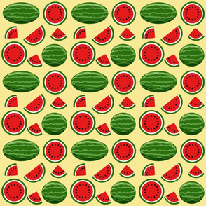 watermelon yellow 6x6