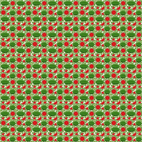 watermelon and vines 2x2