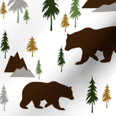 Bears in the Woods Hunting Palette