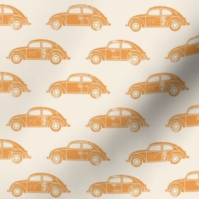 vintage cars - retro orange