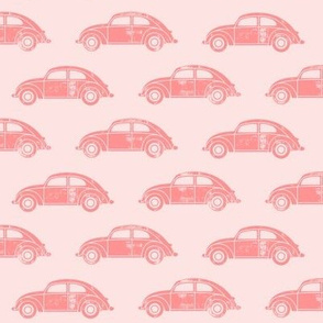 vintage cars - pink