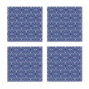 Marble Mosaic Small Tiles in Navy