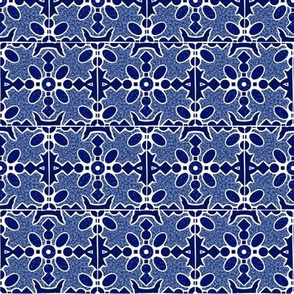 Marble Mosaic Small Tiles in Navy