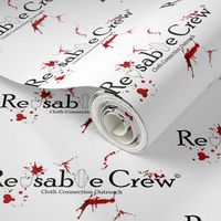 Reusable Crew logo-blood