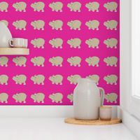 Pink Hippo 3"