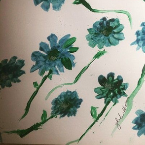 blue flowers