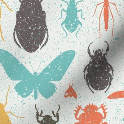 Bug Silhouettes Color
