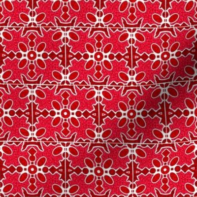 Marble Mosaic Small Tiles in Red