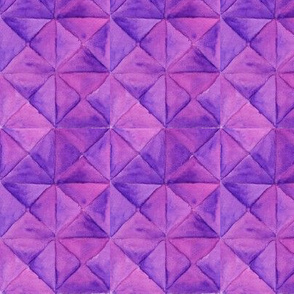 Purple Watercolor Triangles