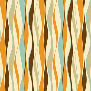 wavy lines retro