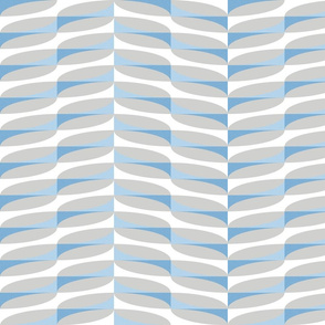 modern geometric chevrons in sky