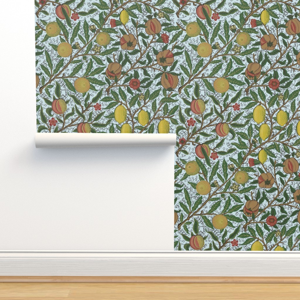 Fruit ~ William Morris ~ Bright Wallpaper | Spoonflower