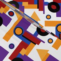 Boho colorful Bauhaus geometrics