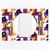 Boho colorful Bauhaus geometrics