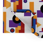 Boho colorful Bauhaus geometrics