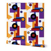 Boho colorful Bauhaus geometrics