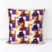 Boho colorful Bauhaus geometrics