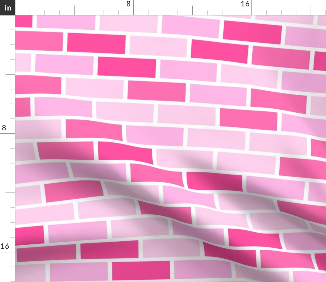 Pink Bricks horizontal