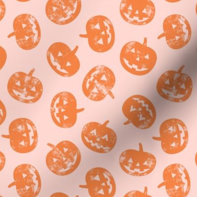 Jack-o'-lantern - pumpkins on pink - halloween 