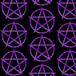 Purple Zebra Pentagram