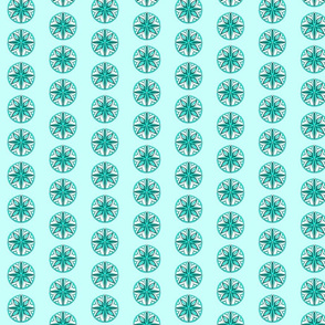 Star Medallion 1- Turquoise Colorway