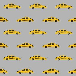 taxi yellow cab new york city tourist travel fabric grey