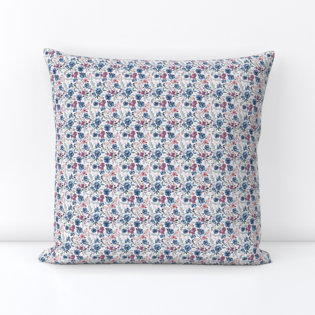 MINI Berry Meadow Floral on Cream