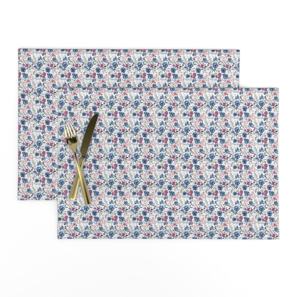 MINI Berry Meadow Floral on Cream