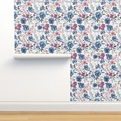 MINI Berry Meadow Floral on Cream