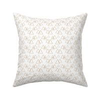 Gold triangles on white (small)