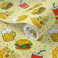  fastfood - beer, pizza, burger