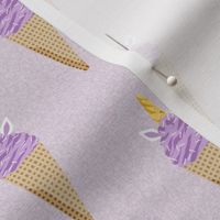 unicorn ice cream stripes food fun fabric lavender