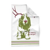 Christmas Dog Tea Towel