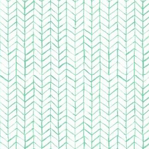 Chevron green watercolor