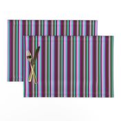 BNS2 -  Variegated stripe in BNS2 - Narrow Variegated Stripes in Turquoise - Olive Green - Lilac - Burgundy - Purple