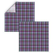 BNS2 -  Tartan Plaid in Turquoise - Olive Green - Lilac - Burgundy - Purple