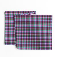 BNS2 -  Tartan Plaid in Turquoise - Olive Green - Lilac - Burgundy - Purple