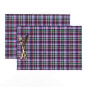 BNS2 -  Tartan Plaid in Turquoise - Olive Green - Lilac - Burgundy - Purple