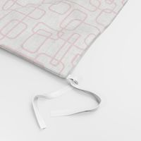 Rounded Rectangle - Pink on White