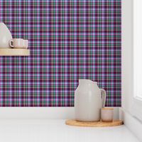 BNS2 - Tiny Plaid in Turquoise - Olive Green - Lilac - Burgundy - Purple