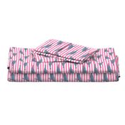 whale ocean animal whales nautical fabric stripe pink