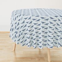 whale ocean animal whales nautical fabric stripe blue