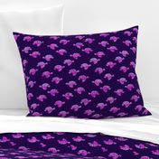 sea turtle - purple on purple