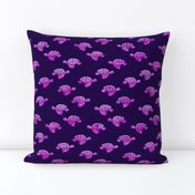 sea turtle - purple on purple